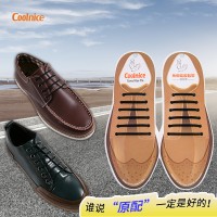 現(xiàn)貨批發(fā)平頭款仿真皮鞋鞋帶 創(chuàng)意時尚潮流彈性成人款鞋帶