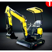 360度旋轉(zhuǎn)迷你苗圃用挖掘機廠家專供 履帶式小勾機