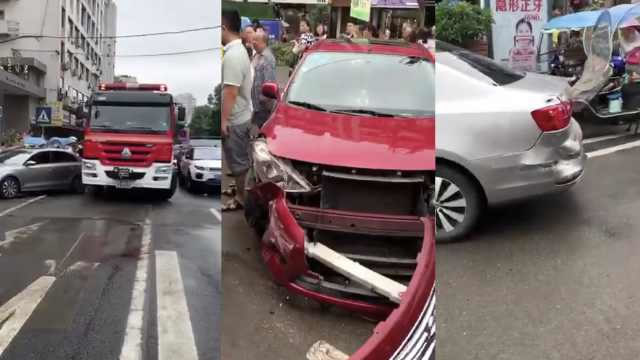 消防車撞違停私家車：“撞了白撞”還可索賠