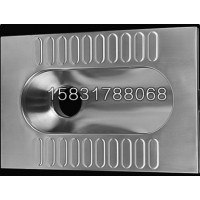 四周沖水型不銹鋼蹲便 304材質耐腐蝕 節水易清洗