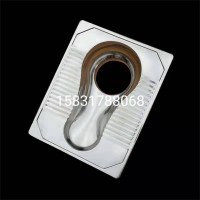 農(nóng)村廁所水旱兩用不銹鋼蹲便器直銷