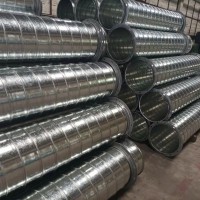工業(yè)環(huán)保排風(fēng)用風(fēng)管鍍鋅環(huán)保圓形螺旋風(fēng)管佛山廠家直銷