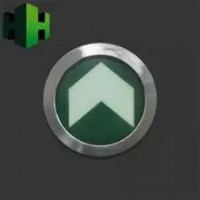 自發光玻璃指示牌，蓄光型圓鋼化玻璃地帖，帶圈鋼化玻璃地貼