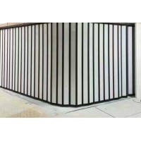 水晶折疊門河北任丘生產廠家，河北北創金屬門窗