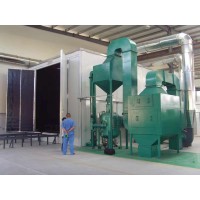 無需土建無基礎(chǔ)噴砂房工業(yè)涂裝高效除銹解決方案